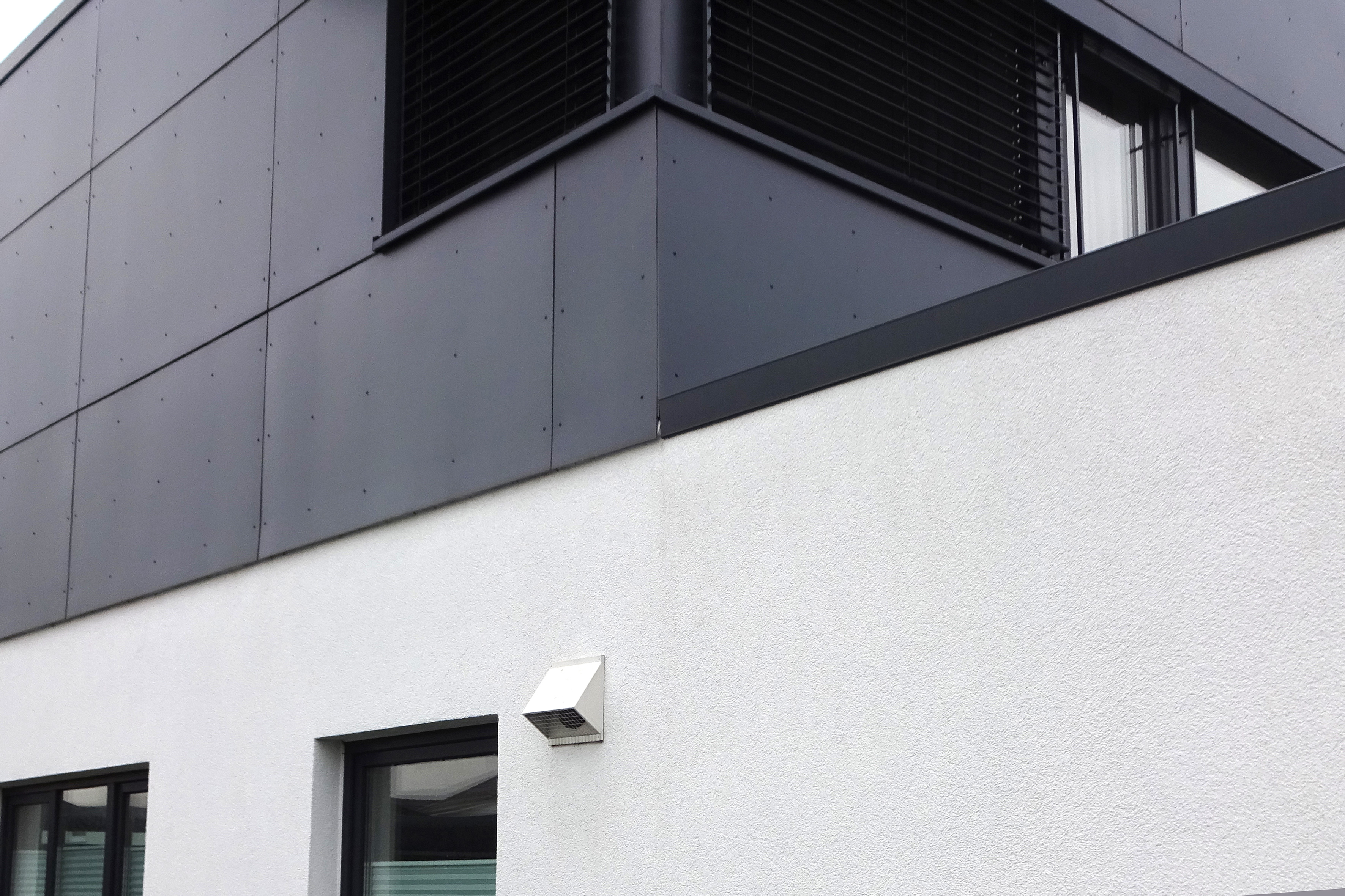 HPL Bau- und Fassadenplatte 6 mm anthrazit